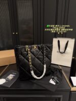 Chanel 19 Bag Upgrade Edition Lambskin Tote Shoulder/Handle Carry Commuter Essential Versatile Style