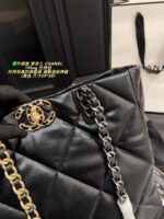 Chanel 19 Bag Upgrade Edition Lambskin Tote Shoulder/Handle Carry Commuter Essential Versatile Style - Image 7