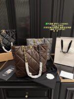 Chanel 19 Bag Upgrade Edition Lambskin Tote Shoulder/Handle Carry Commuter Essential Versatile Style - Image 12