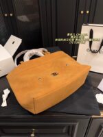 Chanel Suede Tote Bag Casual Chic With A Velvety Texture - Image 6