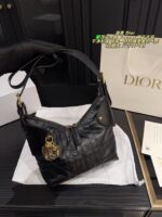 Dior Voyage Underarm Handbag Elegant, Soft, Effortlessly Chic - Image 8