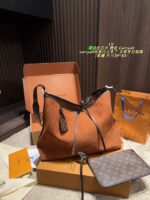 Louis Vuitton Suede Carryall Dynamic Chip Full Packaging Winter Vibes - Image 10