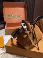 Louis Vuitton Carryall Suede Dynamic Chip Small Size, Full Packaging - Image 4