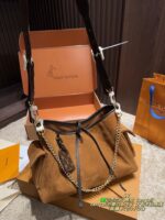 Louis Vuitton Carryall Suede Dynamic Chip Small Size, Full Packaging - Image 5