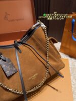 Louis Vuitton Carryall Suede Dynamic Chip Small Size, Full Packaging - Image 6