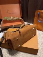 Louis Vuitton Carryall Suede Dynamic Chip Small Size, Full Packaging - Image 7
