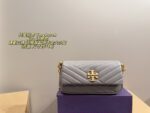 Tory Burch Kira Bag - Cream Colour, Magnetic Buckle, Dual Shoulder Straps - Versatile Commuter Essential - Image 14