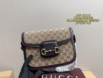 Gucci 1955 Crystal-Studded Saddle Bag Timeless Versatility Stylish And Edgy When Worn - Image 2