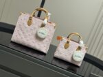 Louis Vuitton Onthego Denim Tote Bag Elegant Denim Design