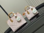 Louis Vuitton Onthego Denim Tote Bag Elegant Denim Design - Image 2