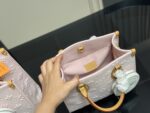 Louis Vuitton Onthego Denim Tote Bag Elegant Denim Design - Image 4