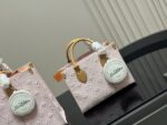 Louis Vuitton Onthego Denim Tote Bag Elegant Denim Design - Image 5