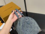 Louis Vuitton Keepall 30 Denim Blue Pillow Bag - Image 7