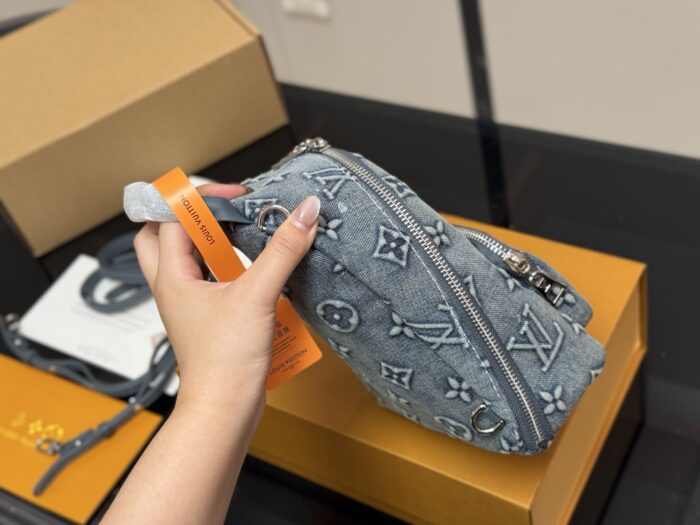 Louis Vuitton Denim Mini Backpack Versatile And Adorable Little Bag - Image 6