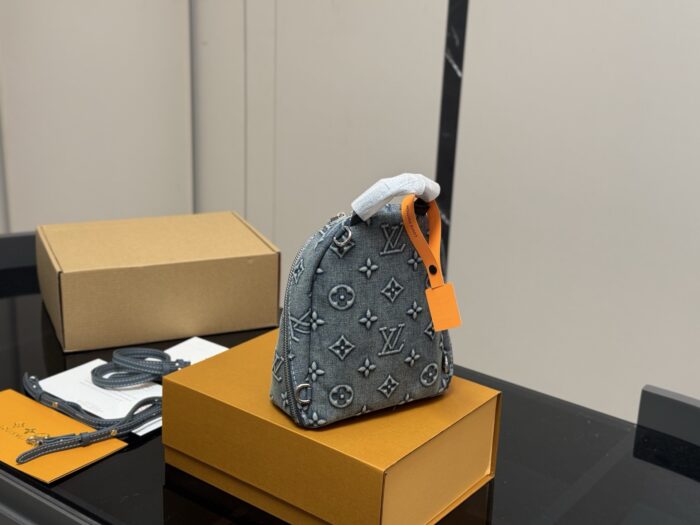 Louis Vuitton Denim Mini Backpack Versatile And Adorable Little Bag - Image 7