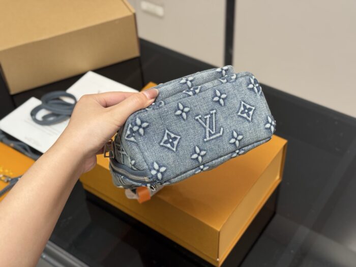Louis Vuitton Denim Mini Backpack Versatile And Adorable Little Bag - Image 8