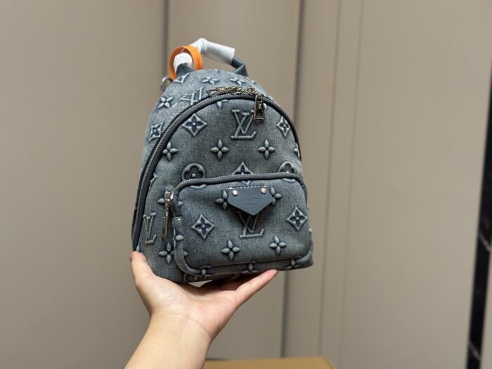 Louis Vuitton Denim Mini Backpack Versatile And Adorable Little Bag - Image 9