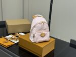 Louis Vuitton Denim Mini Backpack Pink Versatile Carry Option Adorable And Practical Little Bag