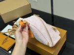 Louis Vuitton Denim Mini Backpack Pink Versatile Carry Option Adorable And Practical Little Bag - Image 6
