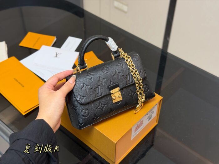 Louis Vuitton Nano Madeleine Mini Princess Bag With Dual Chains For Diy Customisation, Full-Grain Taurillon Leather - Image 1