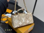 Louis Vuitton On The Go Jungle New Horizontal Tote Bag Hidden Shoulder Strap For Single-Shoulder Or Hand-Carry Use - Image 5