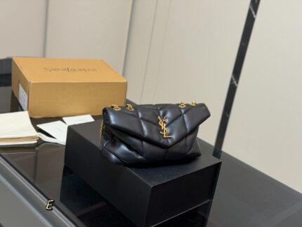Yves Saint Laurent Loulou Puffer Quilted Lambskin Cloud Bag