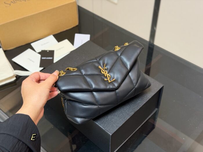 Yves Saint Laurent Loulou Puffer Quilted Lambskin Cloud Bag - Image 2