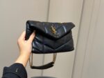 Yves Saint Laurent Loulou Puffer Quilted Lambskin Cloud Bag - Image 9