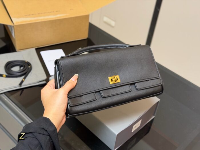 Balenciaga 25 Baguette Clutch - Image 2