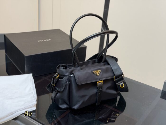 Prada Nylon Series Explore Messenger Bag - Functional Style With Multiple Carry Options: Handheld Or Crossbody - Image 5