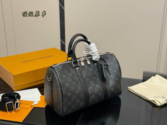 Louis Vuitton Keepall New Pillow Bag Genuine Leather Unisex Style - Image 1