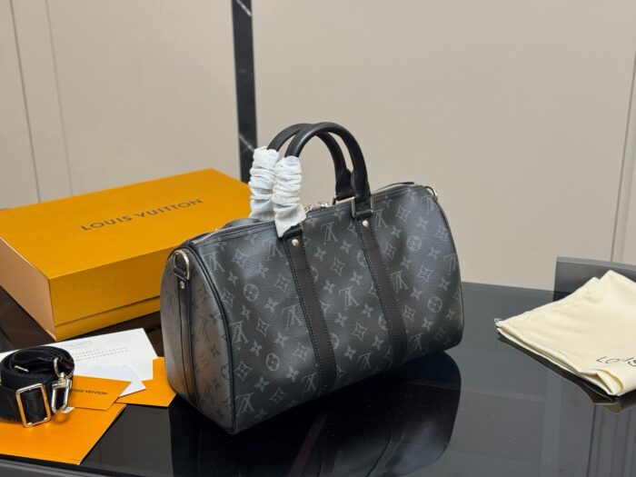 Louis Vuitton Keepall New Pillow Bag Genuine Leather Unisex Style - Image 8