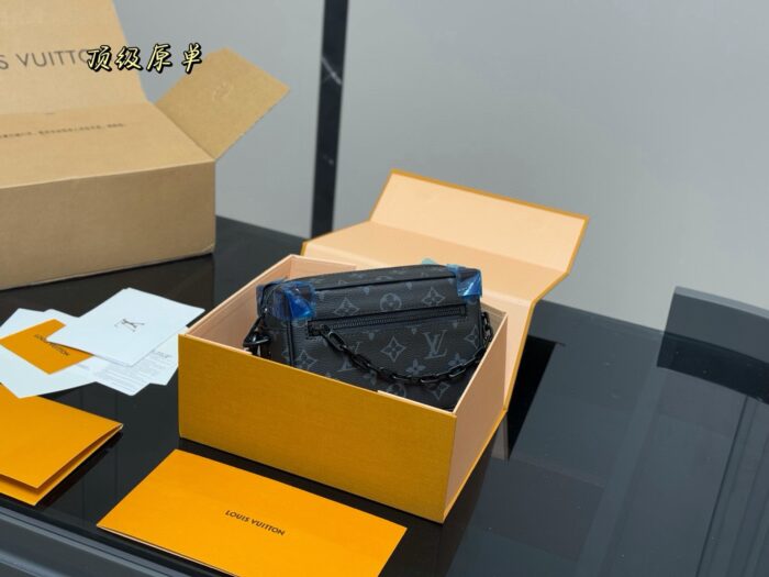 Louis Vuitton Mini Soft Trunk Box Bag Charming Square Box Exquisite Detailing - Image 1