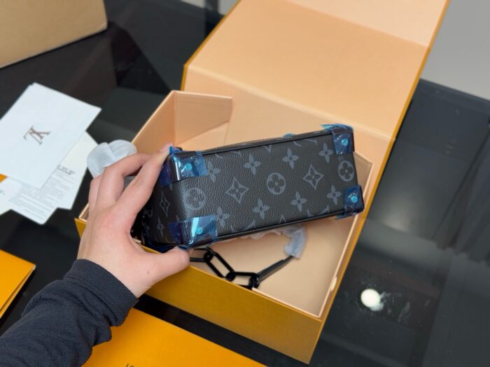 Louis Vuitton Mini Soft Trunk Box Bag Charming Square Box Exquisite Detailing - Image 9