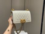 Chanel Leboy Lambskin Texture High-Quality Version Plump Leather Women'S Handbag - Image 9