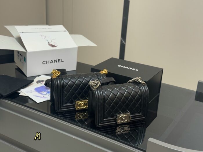 Chanel Leboy Mum Bag Lambskin Texture High Quality With Foldable Box - Image 1