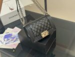 Chanel Leboy Mum Bag Lambskin Texture High Quality With Foldable Box - Image 5