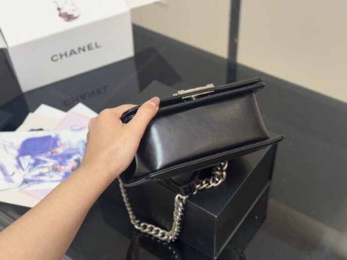 Chanel Leboy Mum Bag Lambskin Texture High Quality With Foldable Box - Image 8