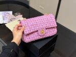 Chanel Cf Series New Wool Chain Bag - Image 6