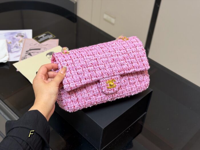 Chanel Cf Series New Wool Chain Bag - Image 6
