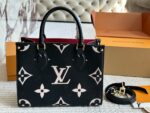 Louis Vuitton Onthego Ice Cream Colour Cowhide Shopping Bag - Image 5