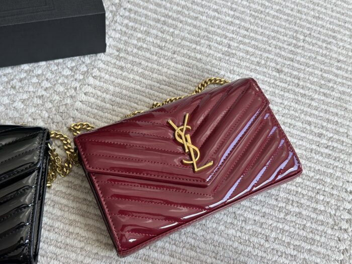 Yves Saint Laurent Woc Envelope Bag Satin Leather Can Be Worn Crossbody Or Underarm Wear-Resistant And Durable - Image 3