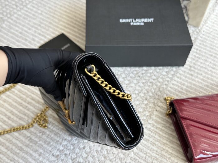 Yves Saint Laurent Woc Envelope Bag Satin Leather Can Be Worn Crossbody Or Underarm Wear-Resistant And Durable - Image 6