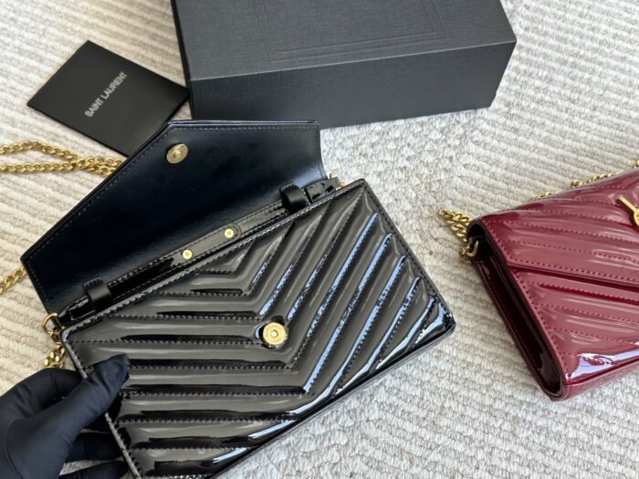 Yves Saint Laurent Woc Envelope Bag Satin Leather Can Be Worn Crossbody Or Underarm Wear-Resistant And Durable - Image 8