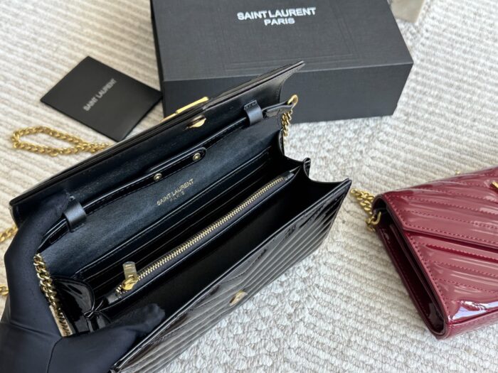 Yves Saint Laurent Woc Envelope Bag Satin Leather Can Be Worn Crossbody Or Underarm Wear-Resistant And Durable - Image 9