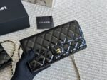 Chanel Patent Leather Woc Fortune Bag Crossbody Or Shoulder Strap With Retractable Chain Compact Yet Surprisingly Spacious - Image 3
