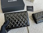 Chanel Patent Leather Woc Fortune Bag Crossbody Or Shoulder Strap With Retractable Chain Compact Yet Surprisingly Spacious - Image 7