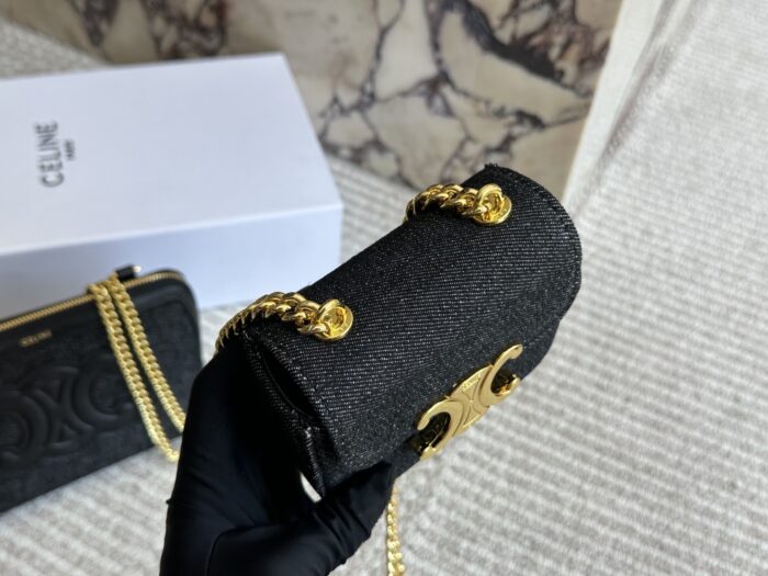 Celine Mini Arc De Triomphe New Collection Multi-Material, Multi-Colour Mini Handbag - Image 4
