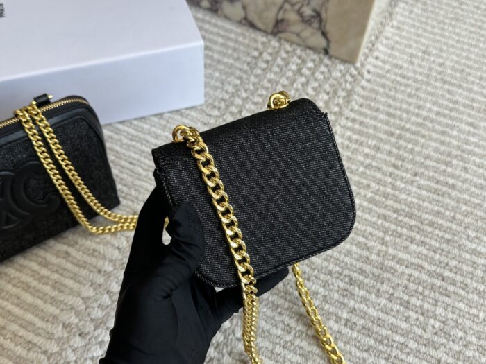 Celine Mini Arc De Triomphe New Collection Multi-Material, Multi-Colour Mini Handbag - Image 5