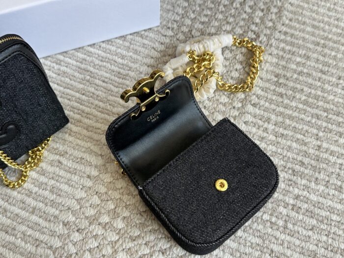 Celine Mini Arc De Triomphe New Collection Multi-Material, Multi-Colour Mini Handbag - Image 7